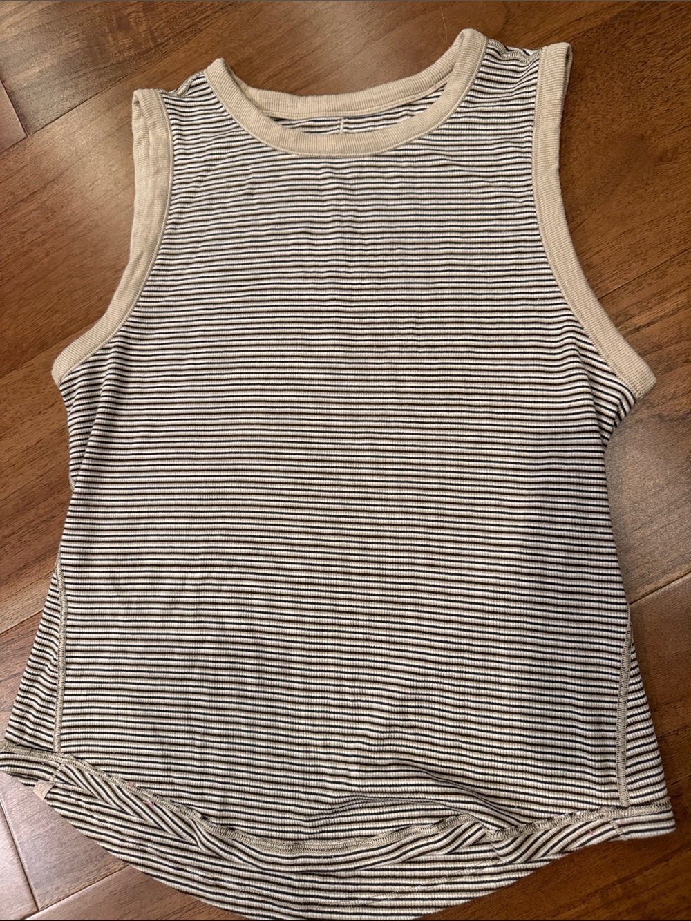lululemon athletica striped hold tight tank